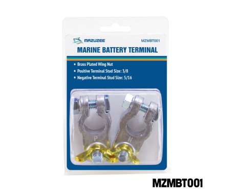 AQUA MARINE - Marine Battery Wing Nut Terminals
